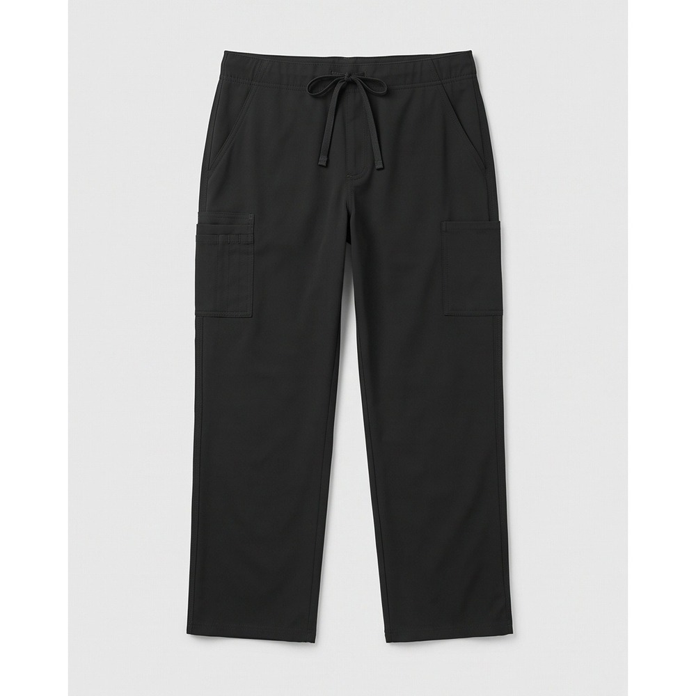 Cherokee Workwear L Unisex Black Cargo Scrub Pants‎ 4100 PWTW Large Medical NWT